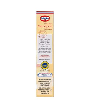 Dr.Oetker L beck Marzipan Raw Mass 200g | 53% Almonds | Vegan Baking & Decorating | Quality from L beck - Buy Online on GoSupps.com