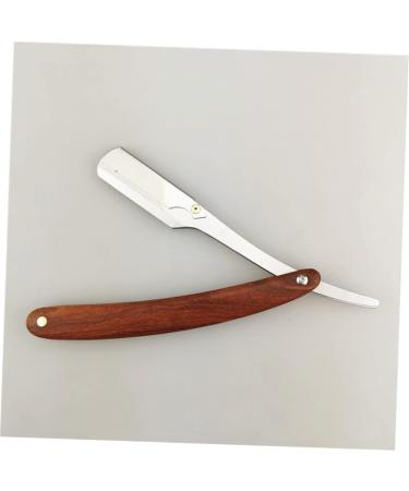 Angoily 3-Piece Foldable Manual Razor Set - Safe Metal & Wood Design for Men - Ideal Facial Grooming Tool - Buy Online on GoSupps.com