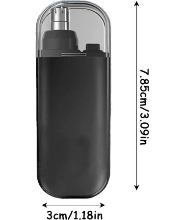 1/2 Nose Hair Clipper - Nose Hair Remover Electric Nose Trimmer | Nose Hair Grooming Tool USB Nose Hair Trimmer Battery Operated Nose Trimmer Edge Trimmer for Smoother Cleansing Black (1pc) - Buy Online on GoSupps.com