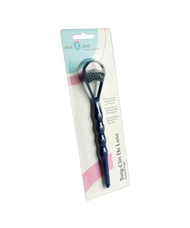 MIRADENT tongue cleaner Tong-Clin de Luxe blue 1 pc - Buy Online on GoSupps.com