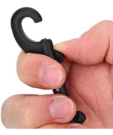 Durable Stainless Steel Double End Snap Bolt for Scuba Diving - 90mm | Black Dive Hook - Buy Online on GoSupps.com