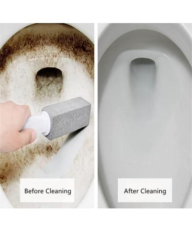 DISIWENE Pumice Cleaning Stone with Handle - Effective Hard Water Ring Remover for Toilet Bath Pool & Kitchen | 3-Pack - Buy Online on GoSupps.com
