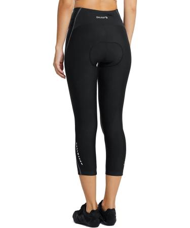 Shop Baleaf Women s Padded 3/4 Bicycle Pants - Summer Cycling Leggings (UPF 50+) | Black & Gray XL - International Shipping Available - Buy Online on GoSupps.com