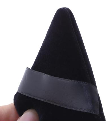 XGGLH Triangle Powder Puff Sponge - Washable Makeup Puff for Face Nose & Eye - Black Makeup Accessories - Buy Online on GoSupps.com