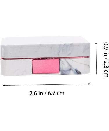 Healvian 8-Piece Quadratic Glasses Case & Contact Lens Organizer - Portable Storage Box with Mirror - Eyewear Keeper & Travel Container - Buy Online on GoSupps.com