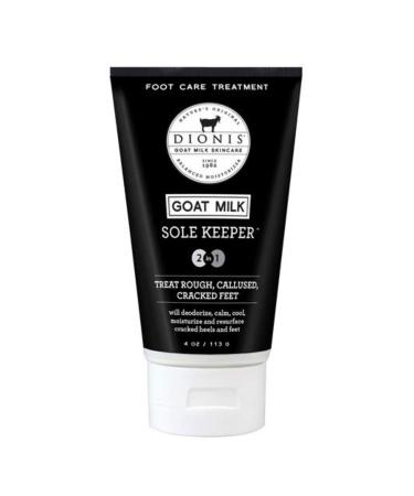 Dionis Goat Milk Skincare 2 In 1 Sole Keeper - Foot Cream For Dry Sensitive Skin  Hydrating & Repairing Foot Cream For Calloused Cracked Skin - Made in The USA - Cruelty Free & Paraben Free  4oz