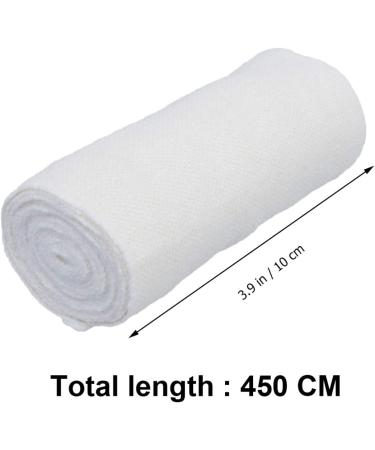 Healeved 18 Rolls Rolled Cotton Gauze - Stretch Knee Injury Tape | High-Quality White Gauze Cloth for Pressure Relief - Buy Online on GoSupps.com