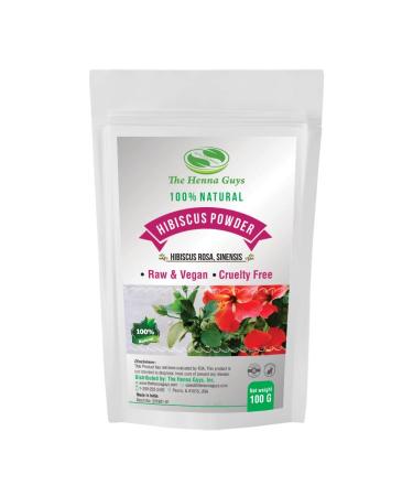 Hibiscus Powder - 100% Pure & Natural, Promotes Healthy Hair, Multi-Purpose use (100 Grams) 3.5 Ounce (Pack of 1)