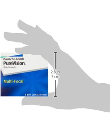 Bausch + Lomb PUREVISION Multifocal Monthly Contact Lenses - 6 Soft Lenses BC 8.6 mm Dia 14 -4.75 Diopter Low Add - International Shipping Available - Buy Online on GoSupps.com