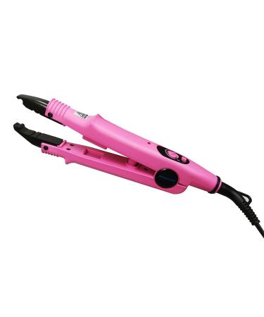 janelove Professional Hair Extensions Iron Fusion Heat Connector Pre Bonded Hair Extensions Iron Kit Tool UK Plug 210 F-390 F Temperature Adjust (Pink) - Buy Online on GoSupps.com
