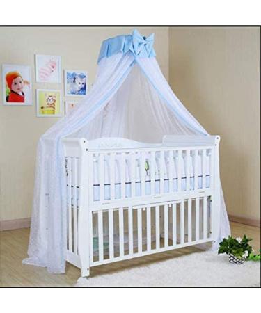 JOYLIFE Baby Toddler Bed Crib Dome Canopy Netting - Blue | Protects Against Insects and Mosquitoes - Buy Online on GoSupps.com