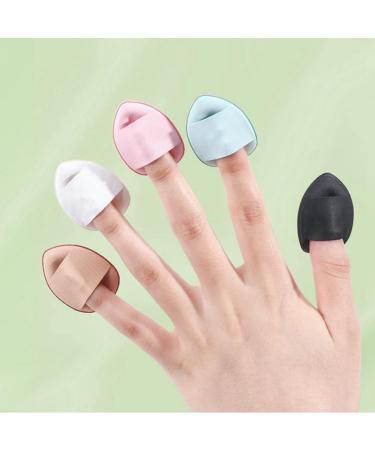 Qyrugcxs Mini Size Finger Puff Set Makeup Sponge Face Puff Cosmetic Air Cushion Powder Puff Makeup Tools - Buy Online on GoSupps.com