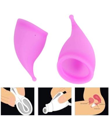 Silicone Menstrual Cup | Comfortable & Reusable Female Hygiene Solution | Safe Period Collector (#3) - Buy Online on GoSupps.com