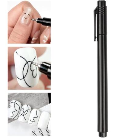 Nail Art Painting Pen Nail Art Graffiti Pen Manicure DIY Drawing Painting Liner Brush Nail Art Beauty Tool Black - Buy Online on GoSupps.com