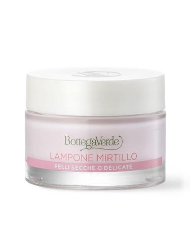Bottega Verde Bottega Verde - Rich Beauty Extract Cream - Raspberry and Blueberry - Moisturized Protects - Dry or Delicate Skin (50 ml)