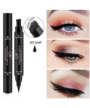 Winged Eyeliner Stamp - Dual Pens for Perfect Cat Eye Vamp, Waterproof and Smudgeproof - Buy Online on GoSupps.com