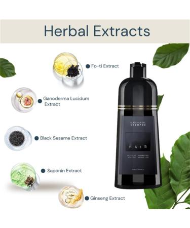Plant formula does not damage the hair lazy no bleaching dye/hair agent hair dye shampoo instant hair dye shampoo (with hair dye comb) Instant Dye Shampoo for Men & Women (Dark Brown) - Buy Online on GoSupps.com