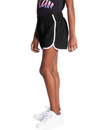 C9 Champion Girls' 2 Woven Running Shorts - Medium Ebony/True White - Buy Online on GoSupps.com