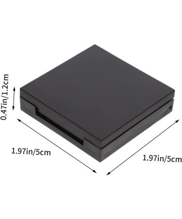 POPETPOP 20 Pcs Blush Box Eyeshadow Box Highlighters Makeup Containers Clear Makeup Organizer Plastic 5x5cmx5pcs Blackx5pcs - Buy Online on GoSupps.com