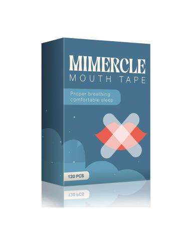MIMERCLE MouthTape for Sleeping Mouth Tape 120 PCS Mouth Tape for Snoring - Gentle Sleep Strips Better Nose Breathing Mouth Tape for Nasal Breathing Anti Mouth Breathing Tape - Sleep Mouth Tape