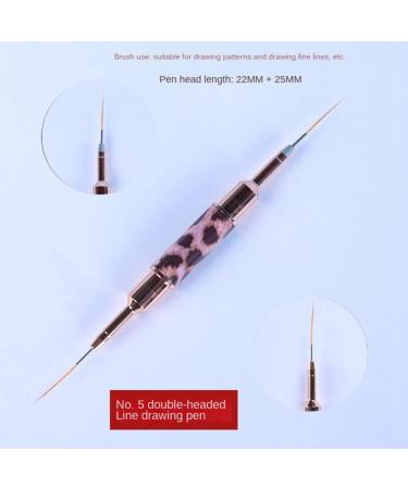 Duontyye Liner Brush for Nails Metal Handle Professional Nail Design Brush Set - Buy Online on GoSupps.com