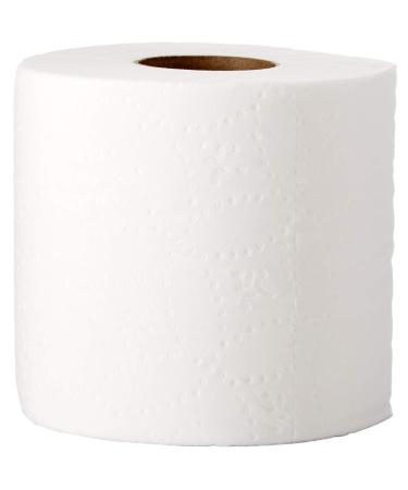 AmazonCommercial 2-Ply White Ultra Plus Individually Wrapped Toilet Paper/Bath Tissue|Bulk|Septic Safe|FSC Certified|400 Sheets per Roll (4.1" x 3.5" Sheet, 80 Count (Pack of 1)