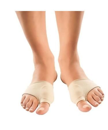 KEDUODUO 1 Double Toe Corrector Corrector Foot Foot Care Bone Thumb Adjuster Correction Soft Pedicure Socks Bunion Straightener L