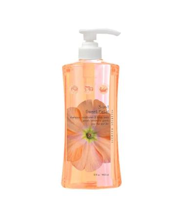 3 In 1 Shampoo Conditioner and Body Wash 32 Ounce Sweet Petal
