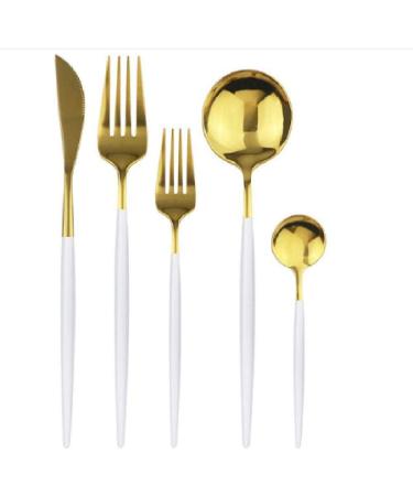 Stainless Steel Steak Cutlery Set Western Dessert Cutlery Cutlery Five Sets Black - Buy Online on GoSupps.com