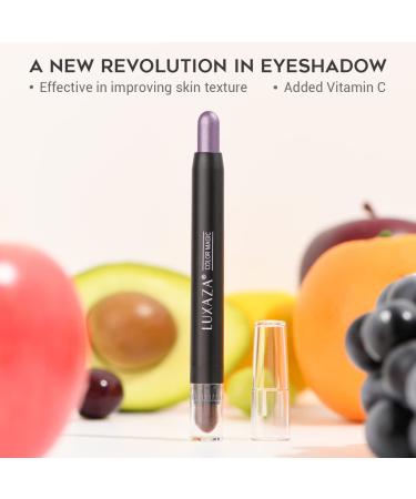 LUXAZA Cream Shimmer Eyeshadow Stick 2-in-1 Eyeliner Pen & Highlighter - Sheer Lilac | Waterproof & Easy to Color Makeup Stick | 1Pcs - Buy Online on GoSupps.com