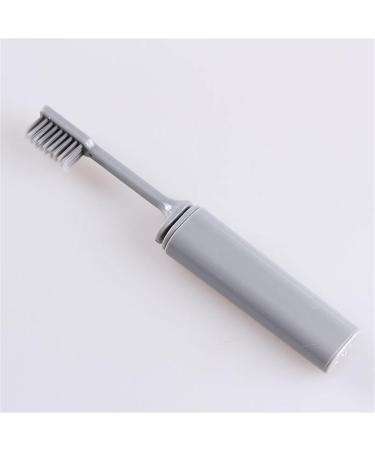 Travel Toothbrush - Foldable & Drinkable Soft Toothbrush for Camping & Travel | Gray (1 Pack) - Ideal for School & On-the-Go - Buy Online on GoSupps.com