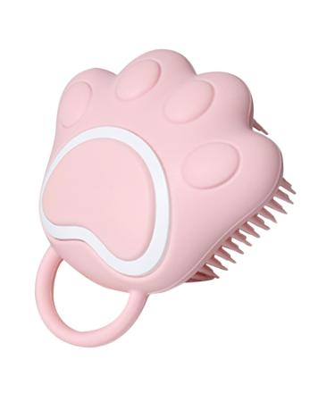 Magiclulu 3st shampoo brush brush for children hairbrush hair growth travel toothbrush hair scalp silicone-head skin clothes shower massage sponge newborn products pebble gel pink