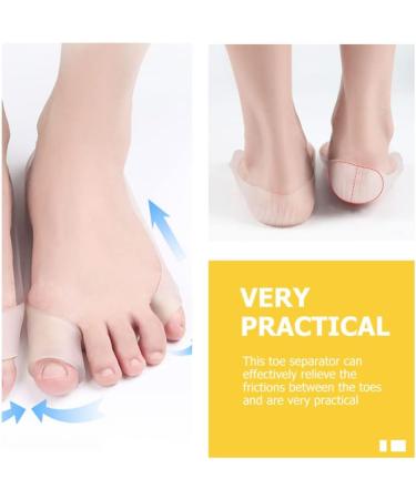 Beavorty Silicone Toe Spacers & Bunion Corrector Set - Thumb Splint with Big Toe Strap for Overlapping Toes - 4 Piece Toe Separator Kit - Buy Online on GoSupps.com