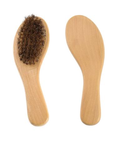 Dusarls boar bristle shaving brush wood handle portable barber natural beard