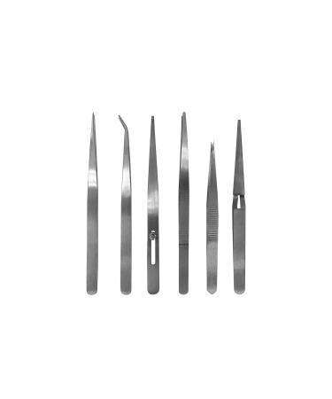 PAULIMOT model making tweezers set 6 pieces