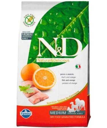 N&D Ocean Dog Herring and Orange Adult Medium & Maxi 12KG - Buy Online on GoSupps.com