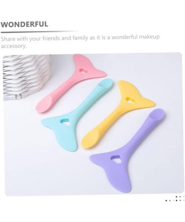 DRESSOOS Eyelashes Kit Eyeliner Aid Silicone Molds Eyeliner Stencils Reusable Eyeliner Applicator Tool Protection Spoon 11.7X5.9CM Violet - Buy Online on GoSupps.com