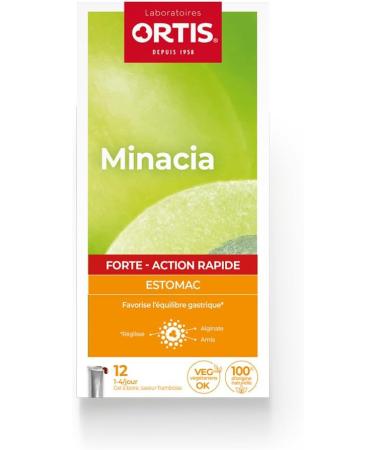 Ortis - MINACIA FORTE gel stick 12 x 12g - Stomach - Acidity - Amla - Fast action - Buy Online on GoSupps.com