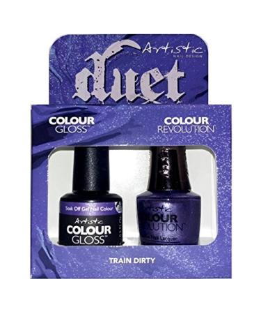 Artistic Nail Design - Duet Gel & Polish Duo - Train Dirty - 15 mL / 0.5 oz each