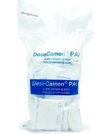 Desecamen Silica Gel Packets - Non-Toxic Food-Grade Desiccant & Dehumidifier - Moisture Absorber 25g & 120g for International Shipping - Buy Online on GoSupps.com