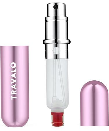 Travalo - Classic Refillable Perfume Spray - Revamped Refill System - Elegant Metal Travel Atomizer - U-fill Spray Bottle - TSA Flight Approved Portable Perfume Bottle - Pink - Unisex - 0.17 oz - Buy Online on GoSupps.com