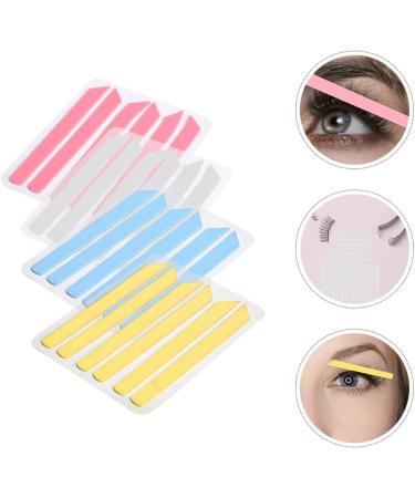 PATKAW Lash Lift Ribbon Pads 4 Sheets Silicone Eyelash Perming Curler Soft Stripes Perm Pad Reusable Eyelash Lift Rods Shields DIY Salon Makeup Beauty Tool - Buy Online on GoSupps.com