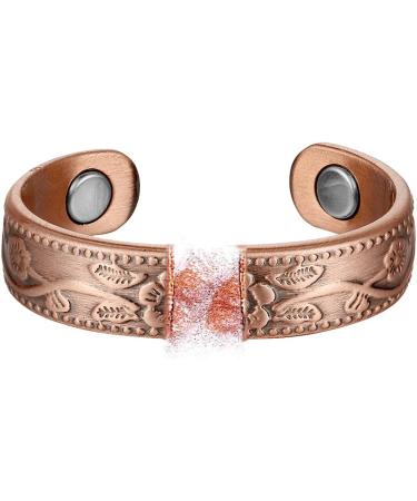 BioMag Magnetic Copper Rings for Men - Set of 2 | Solid Pure Copper Jewelry Gift for Boyfriend, Husband, Father - Buy Online on GoSupps.com