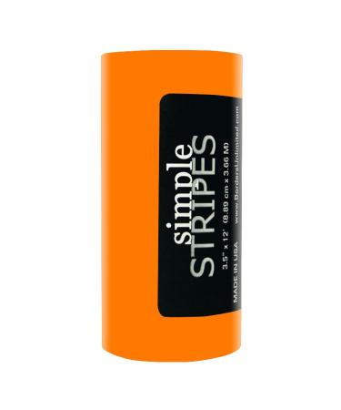 Borders Unlimited Orange Spirit Simple Stripe