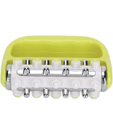 Back Massage Device with Rollers - Manual Body Massage and Electric Pillows for Relief | Wade Shoulder & Waist (Yellow) - Buy Online on GoSupps.com