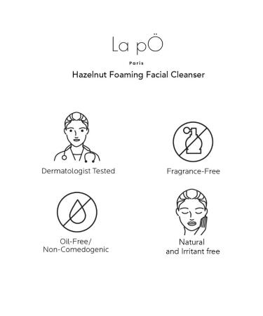 La p Paris Hazelnut Foaming Facial Cleanser | Moisturize & Hydrate All Skin Types | International Shipping Available - Buy Online on GoSupps.com