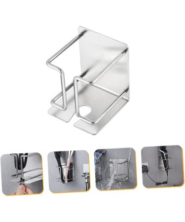 Fomiyes Stainless Steel Razor Hanger - Electric Shaver Wall Holder & Toothpaste Organizer - Durable Metal Rack for Bathroom Storage - Buy Online on GoSupps.com