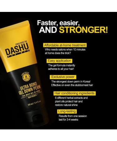 Dashu For Men Premium Ultra Bond Gel Down Perm 100 ml - Buy Online on GoSupps.com