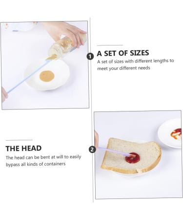 Hemoton 18 Pcs Beauty Scraper Spatula Long Handle Bottle Scraper Cream Spoon Stick Mini Lotion - Buy Online on GoSupps.com