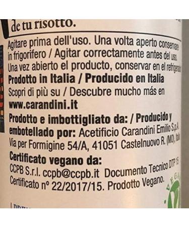 Carandini Tris Glasse Balsamic Vinegar of Modena IGP Carandini: Classic Berries White Truffle 250ml x 3 - Buy Online on GoSupps.com